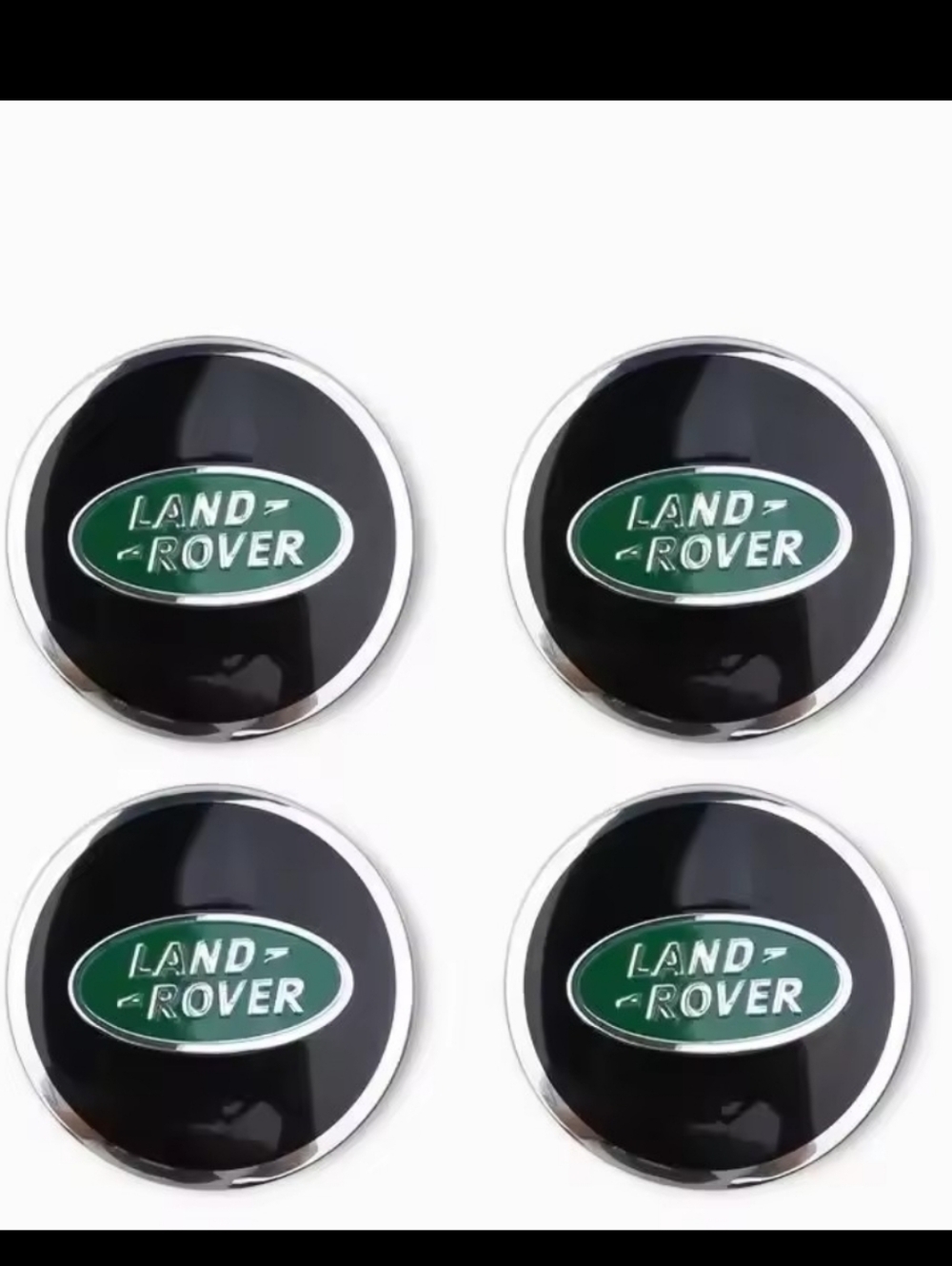 Range Or Land Rover Wheel Rim Center Caps Black 62mm